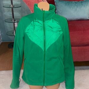 🥶Columbia Polar Fleece Full Zippered Green Jacket